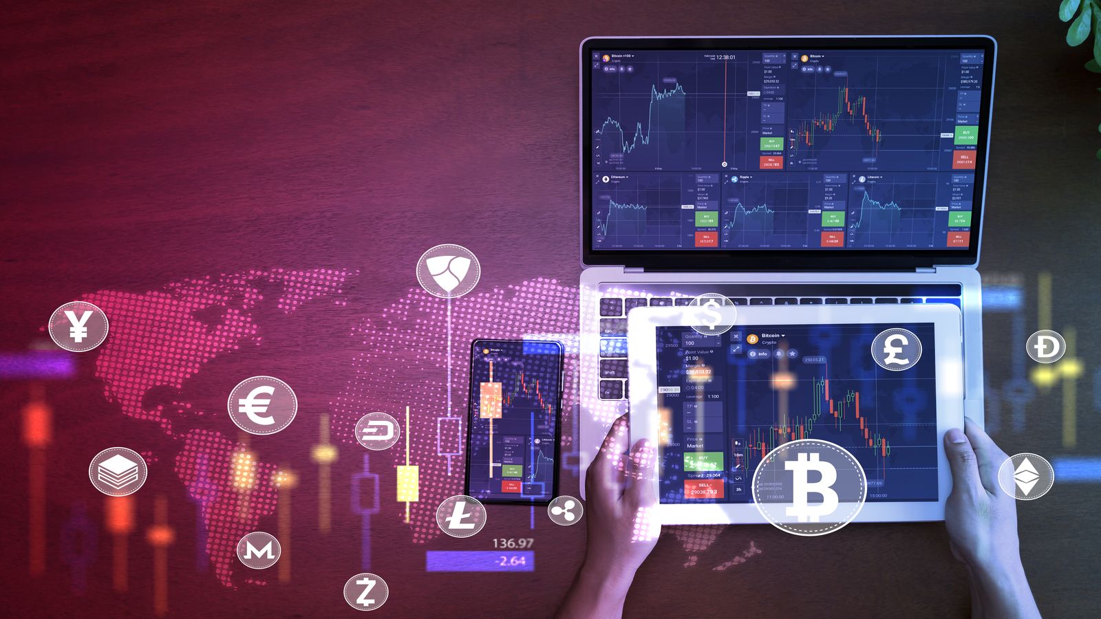 Comparison overview of cryptocurrency exchange platforms available to UK users