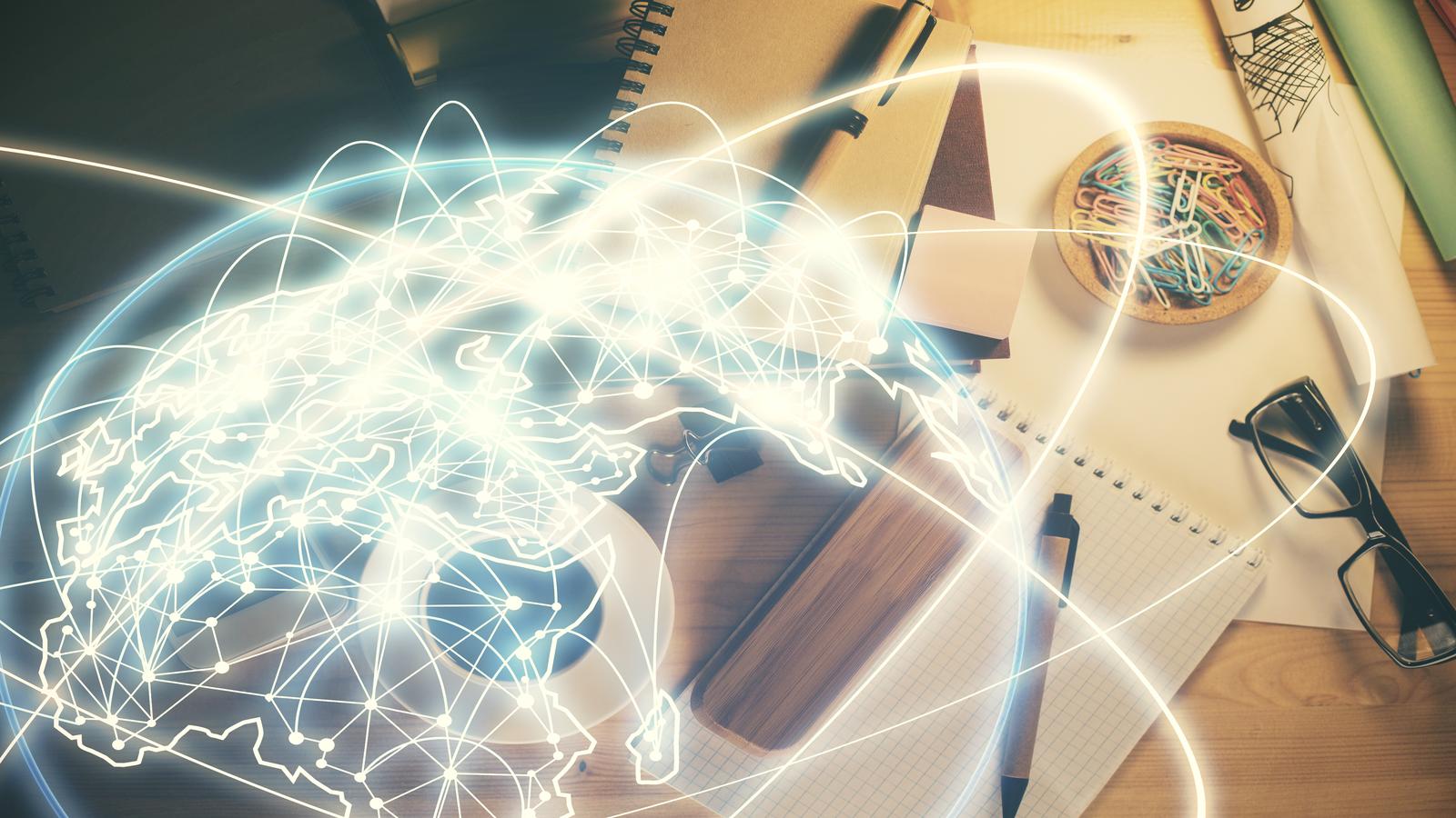 Knowledge atlas showing interconnected learning paths for cryptocurrency, security, and web performance topics